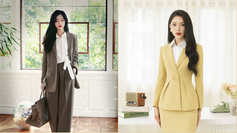 Top kiểu tóc mặc vest nữ đẹp, thanh lịch và cuốn hút