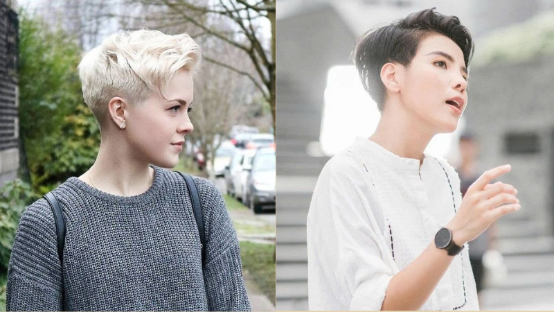 Tóc tomboy undercut nổi bật với phần tóc cắt ngắn, tạo diện mạo mạnh mẽ, cool ngầu và phá cách.