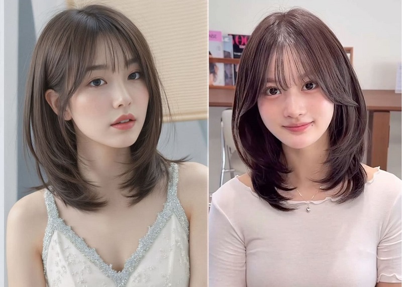 4 kiểu tóc đang được yêu thích giúp nàng mặt to thêm cân đối, dễ chăm